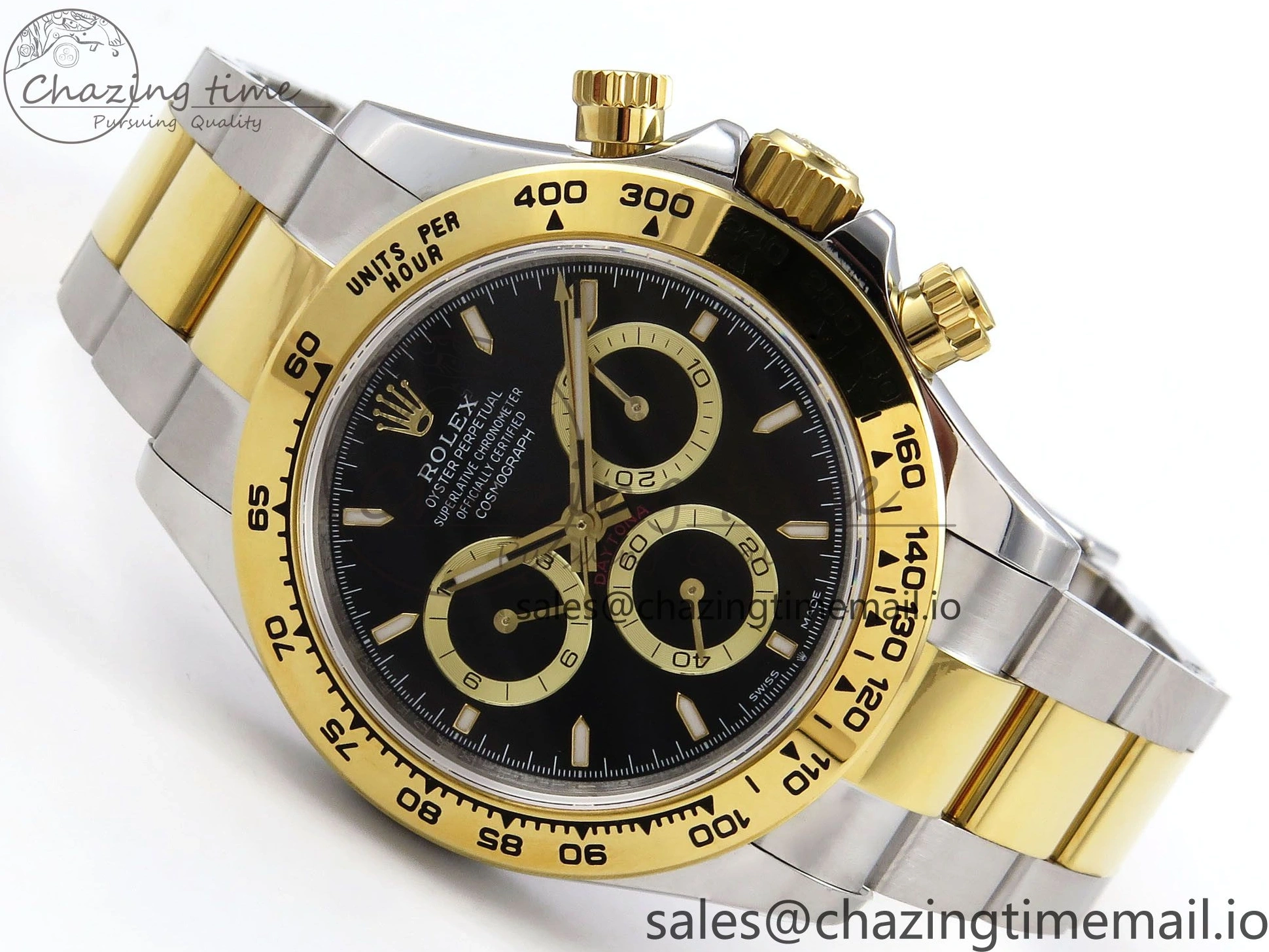 MiroTime 0128 Daytona 126503 QF 1:1 Best Edition Black Dial on SS YG Braclet SH4131 V TechFriendly 1273